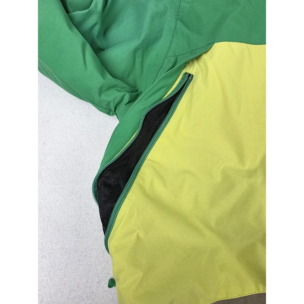Billabong Bolt 8K Snowboarding Ski‎ Jacket Waterproof Hooded Size XL Green